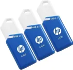 HP x755w Triple Pack USB atmintinė 64 GB USB Type-A 3.2 Gen 1 (3.1 Gen 1) Mėlyna, Balta