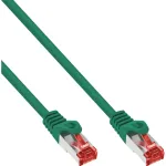 InLine Patch kabelis S/FTP PiMF Cat.6 250MHz PVC CCA žalias 0,25m