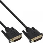 DVI-D laidas Premium 24+1 ki&scaron;tukas / ki&scaron;tukas Dual Link auksuotas 1 m InLine 17771P