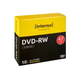 Intenso 4201632 DVD-RW 4,7 GB 4x, 10 vnt., Slim Jewel Case dėžutėse