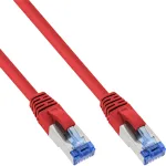 InLine Patch laidas S/FTP PiMF Cat.6A be halogenų 500MHz raudonas 7,5m