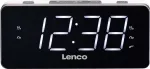 Lenco CR-18 - Laikrodis - Skaitmeninis - FM - LED - 4,57 cm (1,8 colio) - Juodas - Sidabrinis