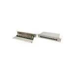 Stalinis pataisų skydelis CAT 6 STP RJ-45 12 prievadų pilkas RAL 7035