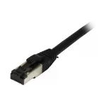 Synergy 21 jungiamasis kabelis RJ45, CAT8.1 2000MHz, 1,5m, juodas, S-STP (S/FTP), TPE (Ultra SuperFlex), AWG26