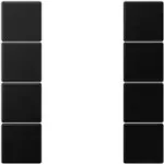 Jung Tastensatz komplett 4-fach LS504TSASWM (LS504TSASWM)