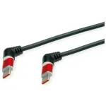ROLINE USB 2.0 kabelis 360&deg; sukamasis C-C ST/ST 1m