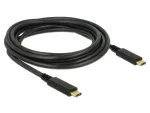 USB laidas DeLOCK 83325 USB 2.0 3m USB-C juodas