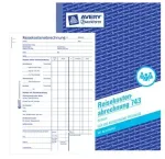 Avery Zweckform 743 kelionės i&scaron;laidų ataskaitos blankų knygelė, A5, 50 lapų