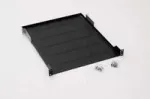 Triton lentyna su perforacija 1U 950 mm - 950 mm - 40 kg - Juoda (RAB-UP-950-A1)