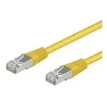 Wentronic Goobay CAT 5e Patch Laidas, F/UTP, Geltonas, 5 m - CCA vario mi&scaron;inys (50168)