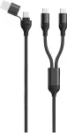 USB laidas 2GO 797367 1,2 m USB A / USB C 2 x USB C juodas