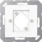 JUNG A 568 BF WW &ndash; lizdas XLR, baltas, termoplastas, matinis, įprastinis