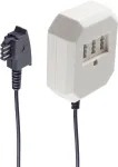 Telefono kabelis ShiverPeaks BS71010-6 6 m juodas baltas