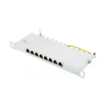 Good Connections Patchpanel 10Cat.6 8P 0,5 HE &scaron;viesiai pilkas