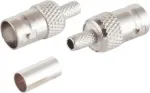 BNC vaizdo/garso adapteris ShiverPeaks 98807-3 RG58 U kabeliui, užspaudžiamas