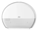 Popierinių rank&scaron;luosčių dozatorius Tork Mini Jumbo Roll 132&times;345&times;275 mm, baltas, MPN 555000