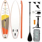 FunWater SUPFW69B pripučiama irklenčių lenta (oranžinė-balta)