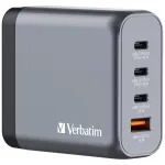 Verbatim GNC-140 140W GaN įkroviklis su 2x USB-C PD 140W / 1x USB-C PD 20W / 1x USB-A QC 3.0 (ES/JK/US)
