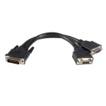 StarTech.com 8in LFH 59 Ki&scaron;tukas į Dvigubą VGA DMS 59 Ki&scaron;tukinę Jungtį Laidas
