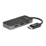 StarTech.com 3 prievadų kelių monitorių adapteris &ndash; DisplayPort 1.4 į 3x 4K DisplayPort vaizdo skirstytuvas &ndash; dvigubas arba trigubas 4K &ndash; ne&scaron;iojamojo / stalinio kompiuterio DisplayPort MST centras keliems monitoriams &ndash; tik Windows PC