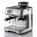 Ariete Espresso kavos aparatas 1312, Espresso aparatas, 2 L, Kavos pupelės, Įmontuotas malūnėlis, 1600 W, Sidabrinis