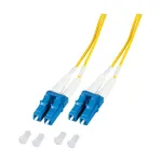 EFB Elektronik O0350.2-1.2 Skaidulinis optinis kabelis 2 m 2x LC OS2 Geltonas (O0350.2-1.2)
