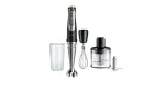 Braun MultiQuick 9 MQ 9135XI 0.6 L panardomasis blenderis 1200 W juodas, nerūdijantis plienas
