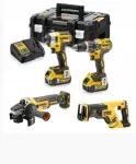 DEWALT DCK440P2T-QW 18V 4 dalių akumuliatorinis komplektas (2x5.0Ah, XR Li-Ion, be&scaron;epetėliai)