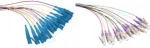 LogiLink Fiber Optic Pigtail Set LC Simplex OS2 2.0 m 12 Pigtails 0.9 mm LSZH Yellow