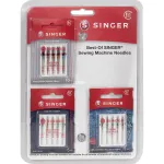 SINGER Best-Of Needles A5-Pack universalios siuvimo ma&scaron;inos adatos, 5 vnt., dydžiai 70/10, 80/12, 90/14