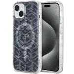 Guess GUHMP15SHGCUSTGK iPhone 15 / 14 / 13 6.1 Hardcase IML GCube MagSafe Black