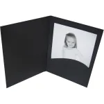 DAIBER Profi-Line Portrait Folders 13x18 Black - 100 Pack