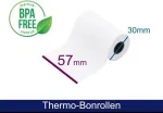 ARTDEV Thermal Roll - 57 30 12 B/D max./K white 8m