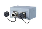 METZ CONNECT 1401010620ME pramoninė Ethernet lizdo dėžutė, pilka, metalinė, IP67, 124x78x57 mm