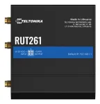 Teltonika pramoninis mar&scaron;rutizatorius RUT261 &ndash; 4G LTE Cat 6, Wi-Fi 4, Dual SIM, EU maitinimo blokas