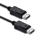 Qoltec DisplayPort 1.4 laidas, vyri&scaron;kas&ndash;vyri&scaron;kas, 3 m, 8K, juodas