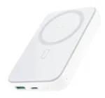 Joyroom JR-W020 20W Mini Magnetinis Belaidis Power Bank 10000mAh Baltas su USB į Type-C 0.25m Laidu