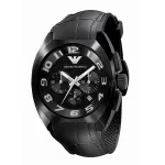 Armani AR5846 Vyri&scaron;kas analoginis kvarcinis chronografas 46mm nerūdijantis plienas rožinio aukso atspalvis