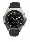 CHRONOTECH MAN CT7636M-01 48mm nerūdijančio plieno kvarcinis chronografo laikrodis