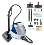 Polti Vaporetto Pro 100 Eco Power cilindrinis garų valytuvas 1900 W juoda, mėlyna, balta