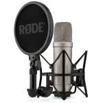Rode NT1 5th Generation studijinis kondensatorinis mikrofonas su XLR ir USB, sidabrinis (NT1GEN5)
