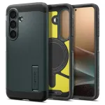Spigen Tough Armor Mag MagSafe dėklas, skirtas Samsung Galaxy S26+ &ndash; Žalias