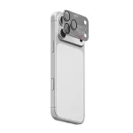 Skinarma Sonix viso aliuminio fotoaparato objektyvo apsauga, skirta iPhone 17 Pro Max, sidabrinė, Skin000389