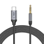 TECH-PROTECT ULTRABOOST USB-C į 3,5 mm Mini Jack garso laidas 100 cm juodas