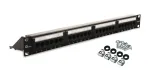 GETFORT PGF-6UTP24-B4 pataisų skydelis UTP Cat.6 24 prievadai 1U juodas