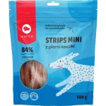 &Scaron;unų dresūros skanėstai MACED Mini Ducks Strips 500 g &ndash; ančių mėsa, maži kramtomi gabaliukai, 45% baltymų