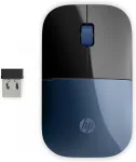 Belaidė pelė HP Wireless Mouse Z3700, ambidekstrinė, mėlynas LED, RF belaidis, 1200 DPI, juoda, mėlyna