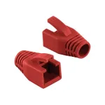 LogiLink Professional Modular RJ45 ki&scaron;tuko apsauginis gaubtas 8 mm raudonas &ndash; 50 vnt.