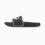 PUMA 384139 01 vyri&scaron;kos &scaron;lepetės (juoda/balta), 40,5 dydis