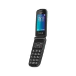 KRUGER & MATZ Simple 929 senjorų GSM telefonas su dideliais klavi&scaron;ais, SOS mygtuku, įkrovimo stotele, dviem SIM kortelėmis, FM radiju ir žibintuvėliu &ndash; juodas